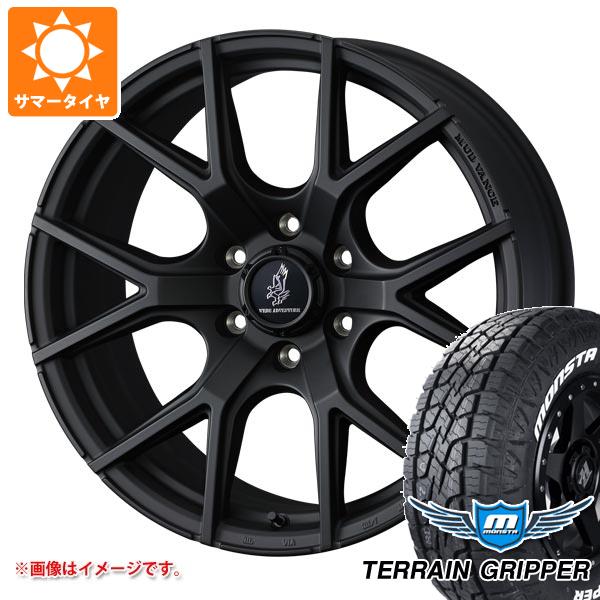 【タイヤ交換対象】トヨタ ランドクルーザー300用 サマータイヤ モンスタ テレーングリッパー LT275/55R20 120/117Q ホワイトレター マッドヴァンス SD 9.0-20 タイヤホイール4本セット