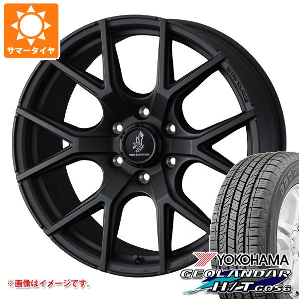 【タイヤ交換対象】トヨタ ランドクルーザー250用 サマータイヤ ヨコハマ ジオランダー H/T G056 P265/65R18 112T ブラックレター マッドヴァンス SD 9.0-18 タイヤホイール4本セット