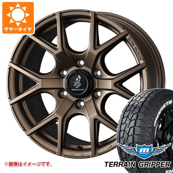 【タイヤ交換対象】ミツビシ トライトン LC2T用 サマータイヤ モンスタ テレーングリッパー 265/65R17 116T XL ホワイトレター マッドヴァンス SD 8.0-17 タイヤホイール4本セット|タイヤ1番OFF-ROAD