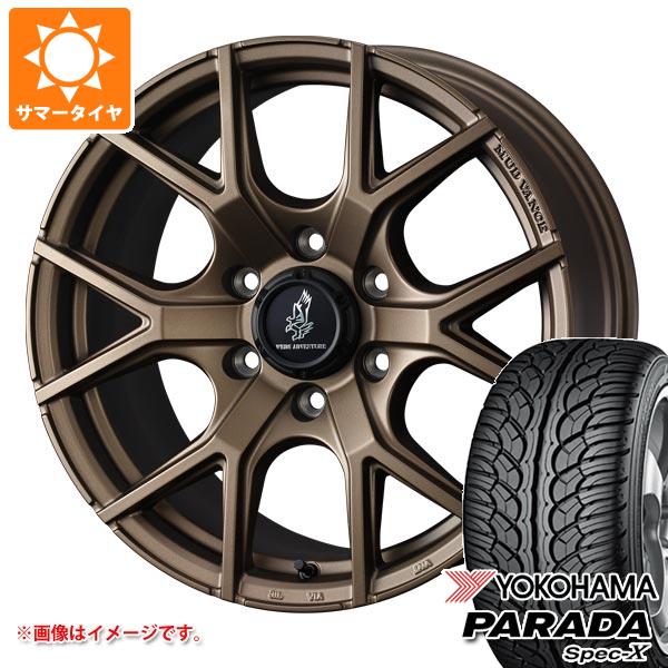 【タイヤ交換対象】トヨタ ランドクルーザー300用 サマータイヤ ヨコハマ パラダ スペック-X PA02 275/55R20 117V REINF マッドヴァンス SD 9.0-20 タイヤホイール4本セット