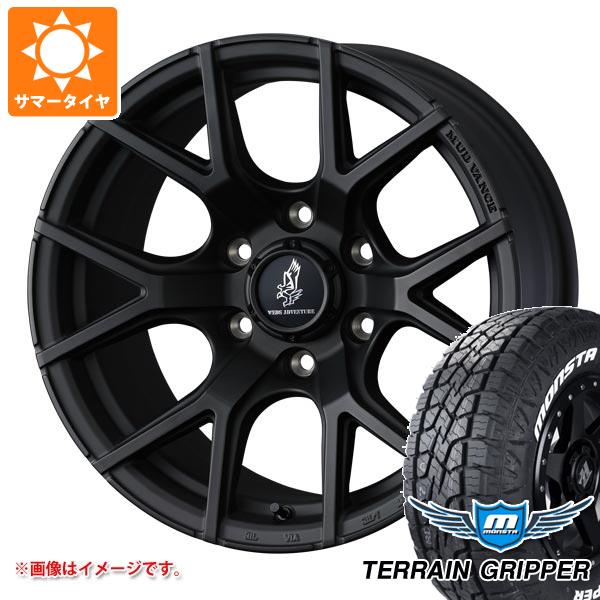 【タイヤ交換対象】ミツビシ トライトン LC2T用 サマータイヤ モンスタ テレーングリッパー 265/65R17 116T XL ホワイトレター マッドヴァンス SD 8.0-17 タイヤホイール4本セット｜タイヤ1番OFF-ROAD