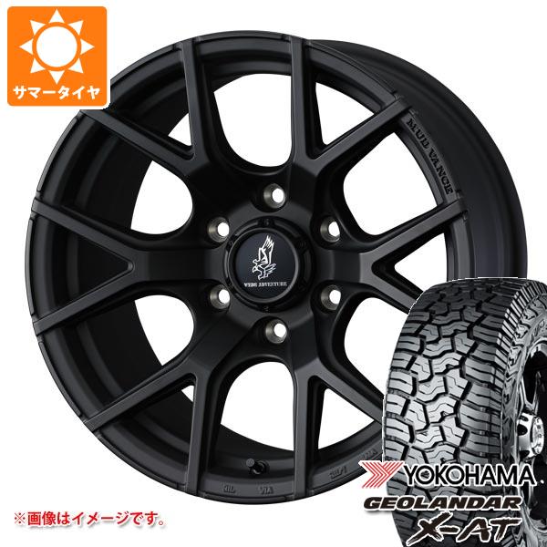 【タイヤ交換対象】トヨタ ハイラックスサーフ215系用 サマータイヤ ヨコハマ ジオランダー X-AT G016 265/65R17 116T XL ブラックレター マッドヴァンス SD 8.0-17 タイヤホイール4本セット|タイヤ1番OFF-ROAD
