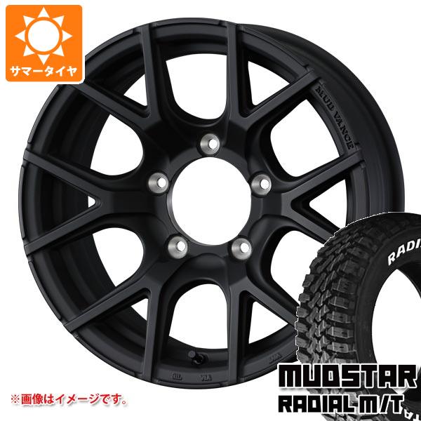 【タイヤ交換対象】5本セット スズキ ジムニーノマド JC74W用 サマータイヤ マッドスター ラジアル M/T 215/70R16 100T ホワイトレター マッドヴァンス SD 6.0-16 タイヤホイール5本セット