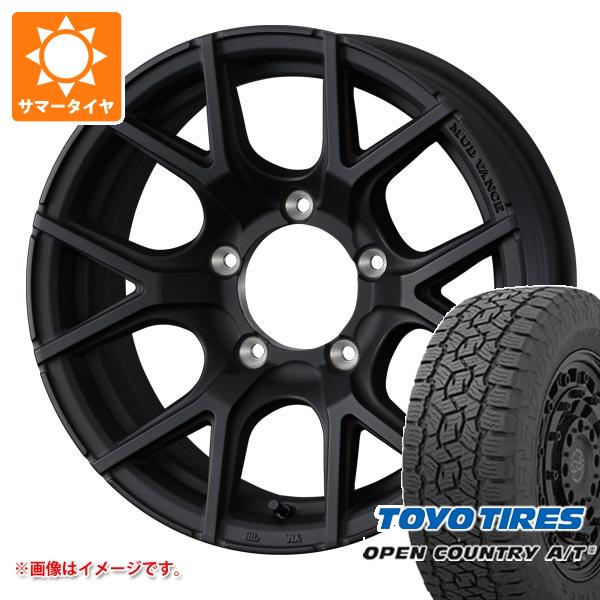 【タイヤ交換対象】5本セット スズキ ジムニーシエラ JB74W用 サマータイヤ トーヨー オープンカントリー A/T3 215/70R16 100T ブラックレター マッドヴァンス SD 6.0-16 タイヤホイール5本セット|タイヤ1番OFF-ROAD