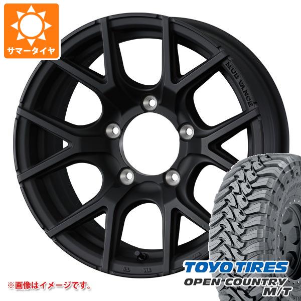 【タイヤ交換対象】スズキ ジムニーシエラ JB74W用 サマータイヤ トーヨー オープンカントリー M/T LT225/75R16 103/100Q ホワイトレター マッドヴァンス SD 6.0-16 タイヤホイール4本セット｜タイヤ1番OFF-ROAD
