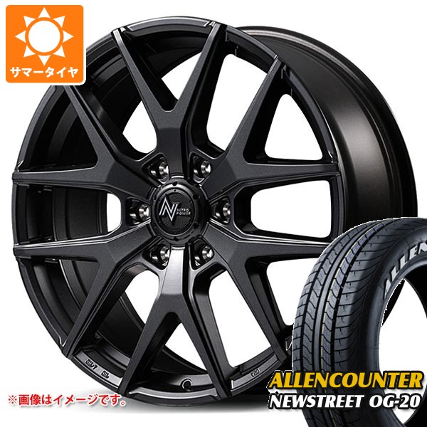 【タイヤ交換対象】ニッサン NV350キャラバン E26用 サマータイヤ オーレンカウンター ニューストリート OG-20 215/60R17C 109/107T ホワイトレター ナイトロパワー M62 トマホーク 6.5-17 タイヤホイール4本セット｜タイヤ1番OFF-ROAD