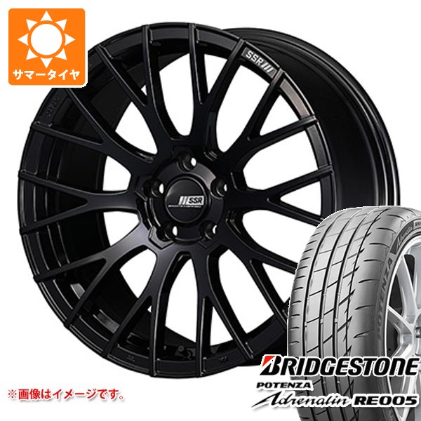 【タイヤ交換対象】サマータイヤ 235/50R18 101Y XL ブリヂストン ポテンザ アドレナリン RE005 SSR ライナー M10 モノブロック 7.5-18 タイヤホイール4本セット