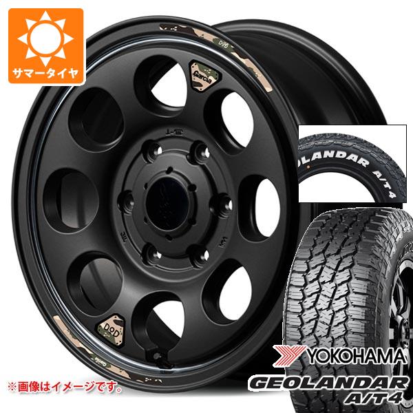【タイヤ交換対象】トヨタ ハイエース 200系用 2026年製 サマータイヤ ヨコハマ ジオランダー A/T4 G018 215/65R16C 109/107S ホワイトレター ウシャリン 6.5-16 タイヤホイール4本セット｜タイヤ1番OFF-ROAD