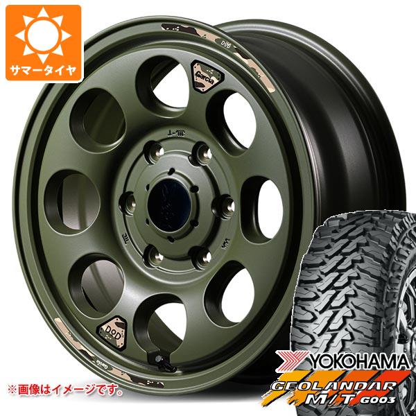 【タイヤ交換対象】トヨタ ハイエース 200系用 2026年製 サマータイヤ ヨコハマ ジオランダー M/T G003 LT215/70R16 100/ 97Q ウシャリン 6.5-16 タイヤホイール4本セット