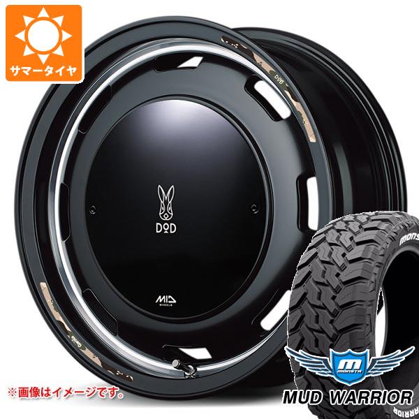 【タイヤ交換対象】5本セット スズキ ジムニー JB64W用 サマータイヤ モンスタ マッドウォーリアー LT215/70R16 107/105Q ホワイトレター ウシャリントバリ 5.5-16 タイヤホイール5本セット