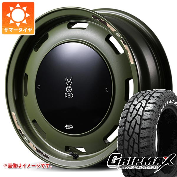 【タイヤ交換対象】スズキ ジムニー JB64W用 サマータイヤ グリップマックス マッドレイジ R/T MAX LT215/70R16 100/97R ホワイトレター ウシャリントバリ 5.5-16 タイヤホイール4本セット|タイヤ1番OFF-ROAD