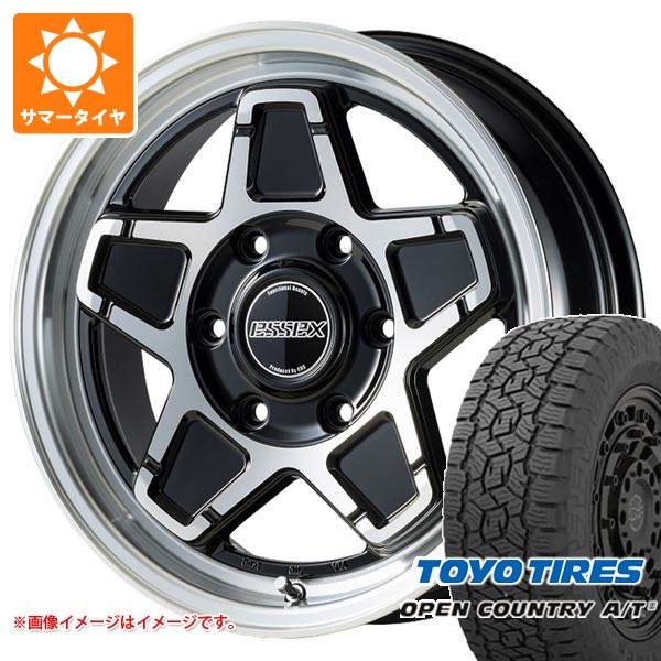 ニッサン NV350キャラバン E26用 サマータイヤ トーヨー オープンカントリー A/T3 215/70R16 100T ブラックレター エセックス ENCS 6.5-16 タイヤホイール4本セット｜タイヤ1番OFF-ROAD