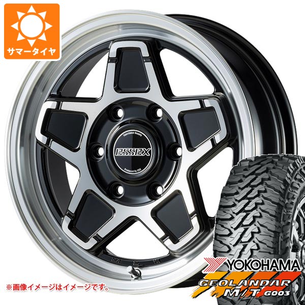 【タイヤ交換対象】トヨタ ハイエース 200系用 サマータイヤ 2026年製 ヨコハマ ジオランダー M/T G003 LT215/70R16 100/ 97Q エセックス ENCS 6.5-16 タイヤホイール4本セット