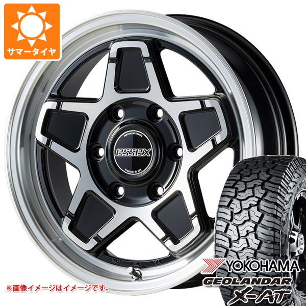 【タイヤ交換対象】ニッサン NV350キャラバン E26用 2026年製 サマータイヤ ヨコハマ ジオランダー X-AT G016 LT215/70R16 100/97Q ブラックレター エセックス ENCS 6.5-16 タイヤホイール4本セット｜タイヤ1番OFF-ROAD 118,700円