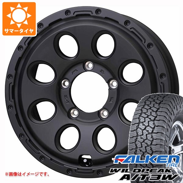 【タイヤ交換対象】スズキ ジムニーシエラ JB74W用 サマータイヤ ファルケン ワイルドピーク A/T3W LT225/75R16 115/112Q マッドクロス リーコン 6.0-16 タイヤホイール4本セット|タイヤ1番OFF-ROAD