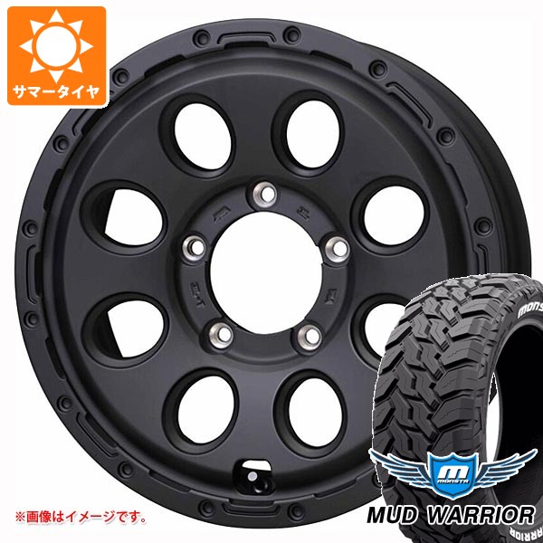 【タイヤ交換対象】スズキ ジムニーノマド JC74W用 サマータイヤ モンスタ マッドウォーリアー LT235/70R16 104/101Q ホワイトレター マッドクロス リーコン 6.0-16 タイヤホイール4本セット|タイヤ1番OFF-ROAD