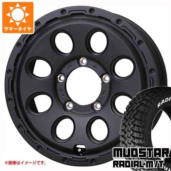 【タイヤ交換対象】5本セット スズキ ジムニー JB64W用 サマータイヤ マッドスター ラジアル M/T 215/70R16 100T ホワイトレター マッドクロス リーコン 5.5-16 タイヤホイール5本セット