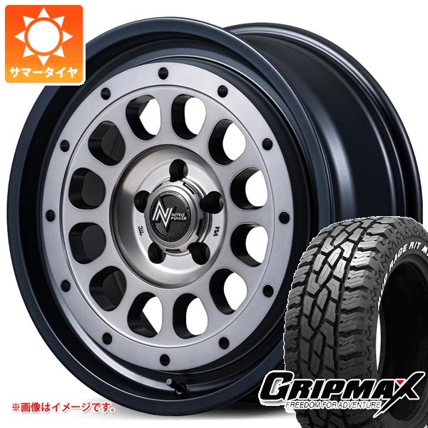 【タイヤ交換対象】スズキ ジムニーノマド JC74W用 サマータイヤ グリップマックス マッドレイジ R/T MAX LT215/70R16 100/97R ホワイトレター ナイトロパワー R12 ハウザー 6.0-16 タイヤホイール4本セット|タイヤ1番OFF-ROAD