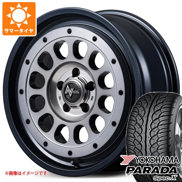 【タイヤ交換対象】トヨタ RAV4 50系用 サマータイヤ ヨコハマ パラダ スペック-X PA02 235/60R18 103V ナイトロパワー R12 ハウザー 7.5-18 タイヤホイール4本セット|タイヤ1番OFF-ROAD
