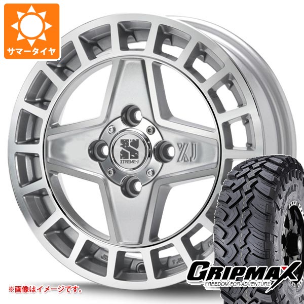【タイヤ交換対象】スズキ ハスラー用 サマータイヤ グリップマックス マッドレイジ M/T 185R14C 102/100Q ホワイトレター MLJ エクストリームJ クアッド 4.5-14 タイヤホイール4本セット|タイヤ1番OFF-ROAD