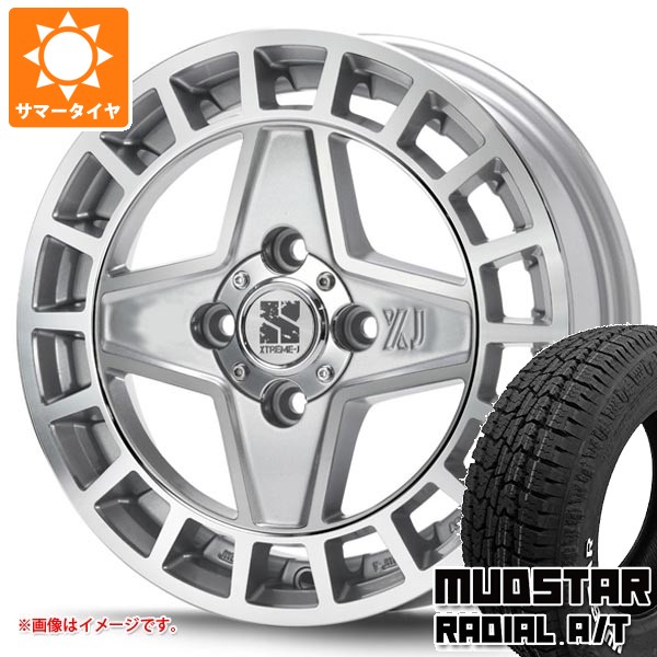 【タイヤ交換対象】ダイハツ タフト LA900系用 サマータイヤ マッドスター ラジアル A/T 175/65R15 88H XL ホワイトレター MLJ エクストリームJ クアッド 4.5-15 タイヤホイール4本セット