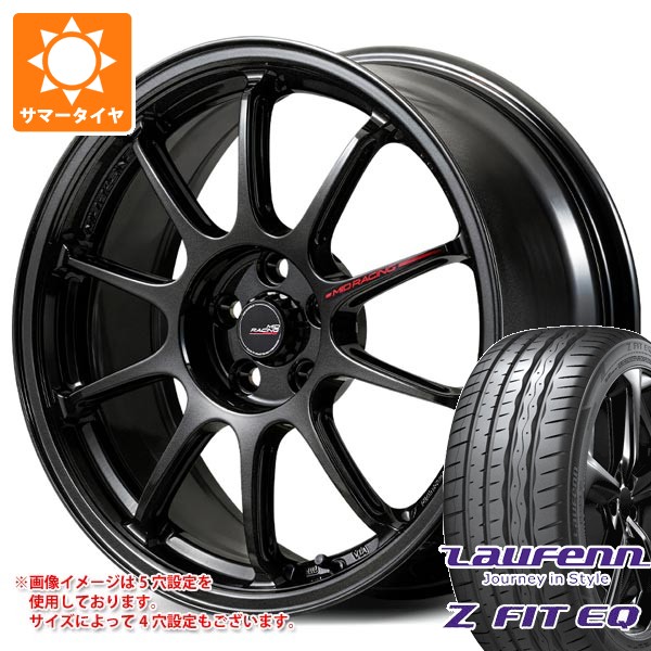 【タイヤ交換対象】サマータイヤ 215/45R18 89Y ラウフェン Zフィット EQ LK03 MID レーシング R10 エボ 7.5-18 タイヤホイール4本セット|タイヤ1番OFF-ROAD