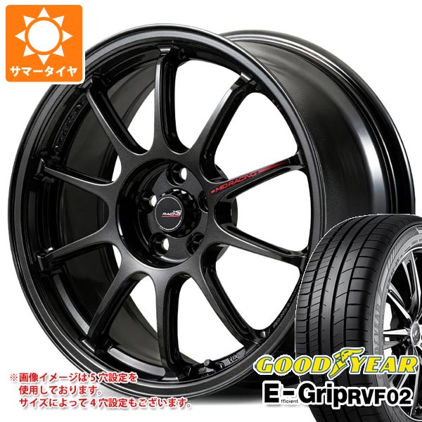 【タイヤ交換対象】サマータイヤ 215/45R18 93W XL グッドイヤー エフィシエントグリップ RVF02 MID レーシング R10 エボ 7.5-18 タイヤホイール4本セット｜タイヤ1番OFF-ROAD