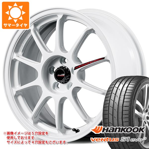 【タイヤ交換対象】サマータイヤ 235/50R18 (101Y) XL ハンコック ベンタス S1 エボ3 K127 MID レーシング R10 エボ 7.5-18 タイヤホイール4本セット