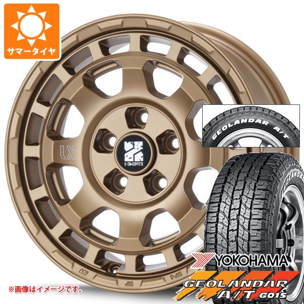 【タイヤ交換対象】2026年製 サマータイヤ 215/65R16 109/107S ヨコハマ ジオランダー A/T G015 ホワイトレター MLJ エクストリームJ サバンザ 7.0-16 タイヤホイール4本セット