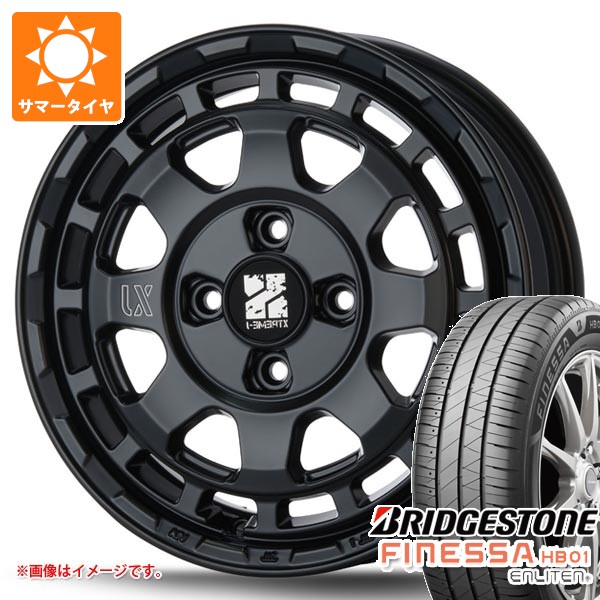 【タイヤ交換対象】サマータイヤ 155/65R14 75H ブリヂストン フィネッサ HB01 MLJ エクストリームJ サバンザ 4.5-14 タイヤホイール4本セット|タイヤ1番OFF-ROAD