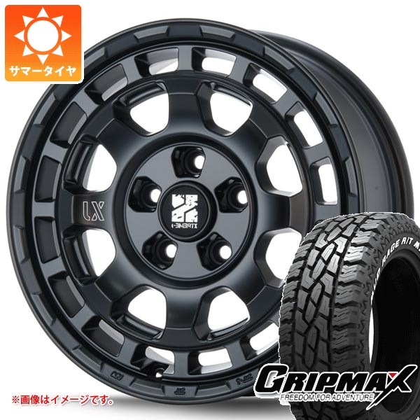 【タイヤ交換対象】ニッサン T31エクストレイル用 サマータイヤ グリップマックス マッドレイジ R/T MAX LT215/70R16 100/97R ホワイトレター MLJ エクストリームJ サバンザ 7.0-16 タイヤホイール4本セット