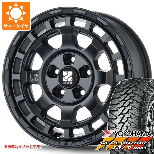 【タイヤ交換対象】トヨタ RAV4 50系用 2026年製 サマータイヤ ヨコハマ ジオランダー M/T G003 LT225/75R16 115/112Q MLJ エクストリームJ サバンザ 7.0-16 タイヤホイール4本セット