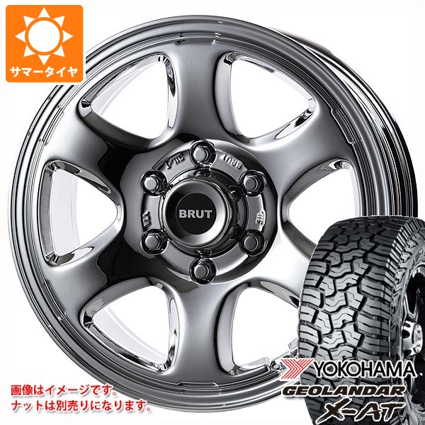 トヨタ ランドクルーザー250用 サマータイヤ 2026年製 ヨコハマ ジオランダー X-AT G016 LT265/70R17 121/118Q ブラックレター ブルート BR-44 7.5-17 タイヤホイール4本セット｜タイヤ1番OFF-ROAD