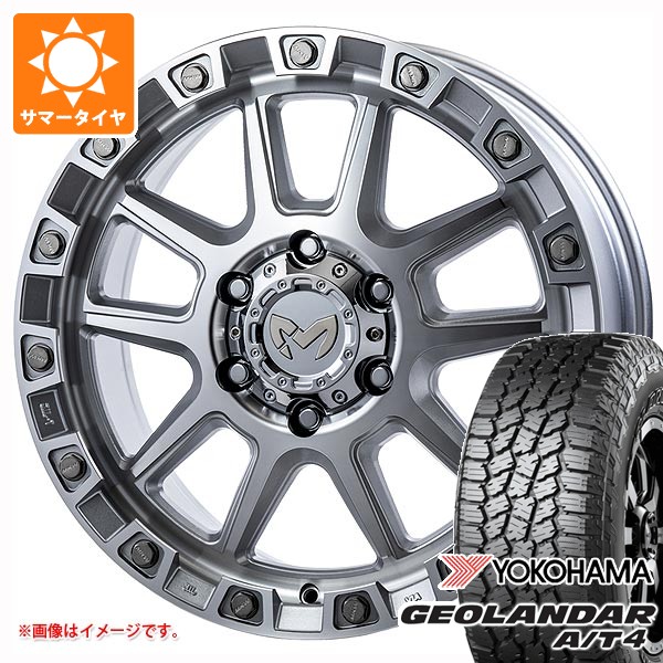 5本セット トヨタ FJクルーザー 10系用 サマータイヤ ヨコハマ ジオランダー A/T4 G018 LT285/70R17 121/118S アウトラインホワイトレター MKW M205 8.5-17 タイヤホイール5本セット｜タイヤ1番OFF-ROAD