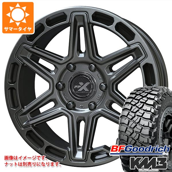 【タイヤ交換対象】トヨタ ランドクルーザー250用 サマータイヤ BFグッドリッチ マッドテレーンT/A KM3 LT275/70R18 125/122Q PPX MK6 8.0-18 タイヤホイール4本セット|タイヤ1番OFF-ROAD