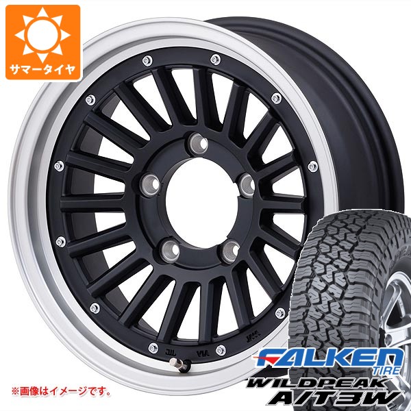 5本セット スズキ ジムニーノマド JC74W用 サマータイヤ ファルケン ワイルドピーク A/T3W LT225/75R16 115/112Q マウンテンフック 6.0-16 タイヤホイール5本セット｜タイヤ1番OFF-ROAD
