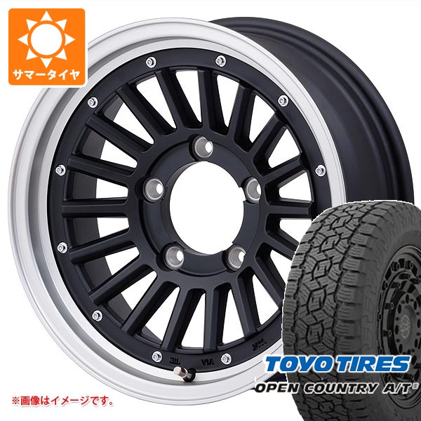 5本セット スズキ ジムニー JB64W用 サマータイヤ トーヨー オープンカントリー A/T3 215/70R16 100T ブラックレター マウンテンフック 5.5-16 タイヤホイール5本セット｜タイヤ1番OFF-ROAD