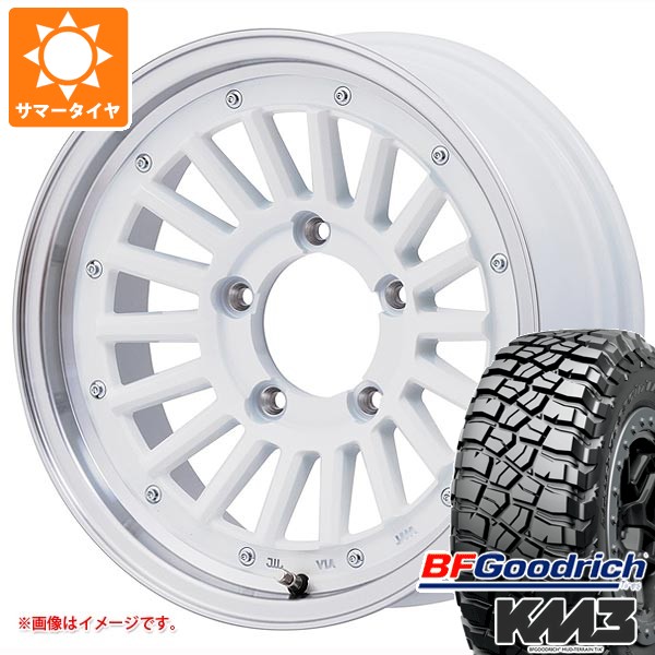 5本セット スズキ ジムニー JB64W用 サマータイヤ BFグッドリッチ マッドテレーンT/A KM3 LT225/75R16 115/112Q マウンテンフック 5.5-16 タイヤホイール5本セット｜タイヤ1番OFF-ROAD 146,688円