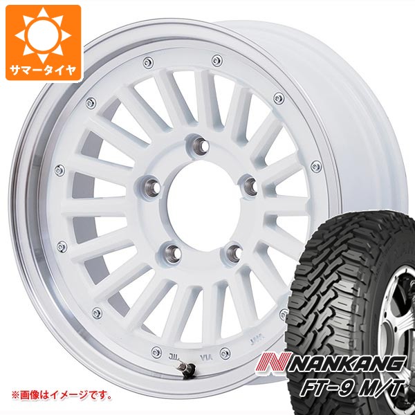 スズキ ジムニー用 サマータイヤ ナンカン FT-9 M/T 175/80R16 91S ホワイトレター マウンテンフック 5.5-16 タイヤホイール4本セット｜タイヤ1番OFF-ROAD