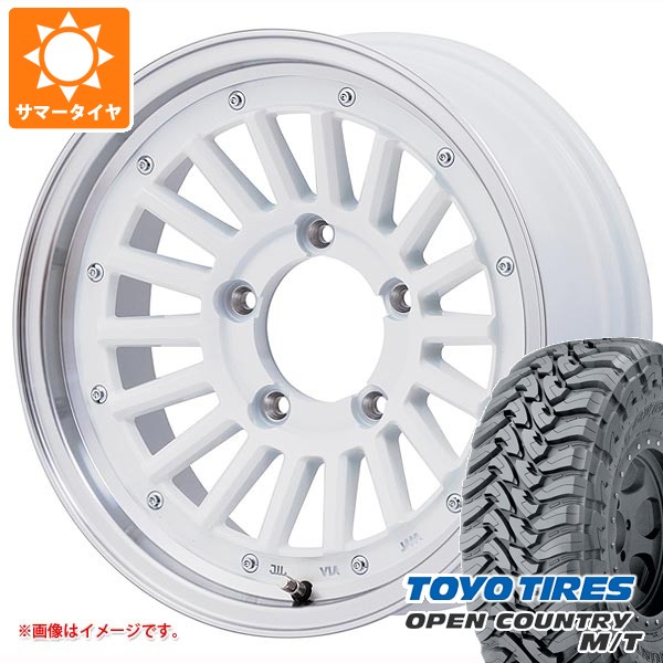 5本セット スズキ ジムニー JB64W用 サマータイヤ トーヨー オープンカントリー M/T LT225/75R16 103/100Q ホワイトレター マウンテンフック 5.5-16 タイヤホイール5本セット｜タイヤ1番OFF-ROAD