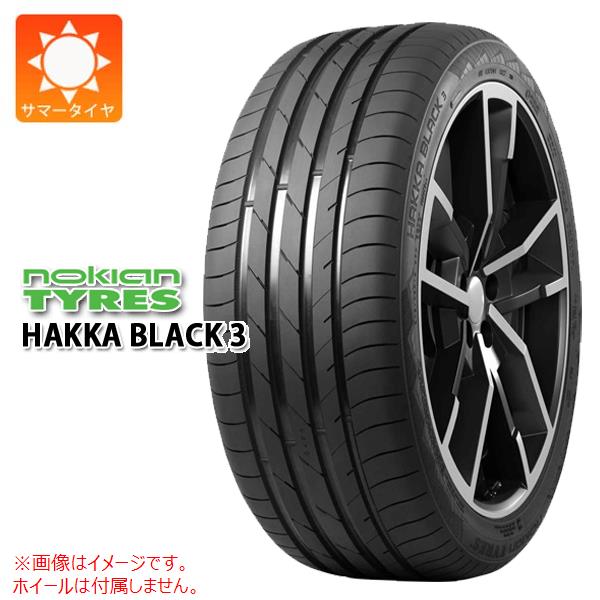 1本 サマータイヤ 225/55R17 101Y XL ノキアン ハッカ ブラック3 NOKIAN HAKKA BLACK3