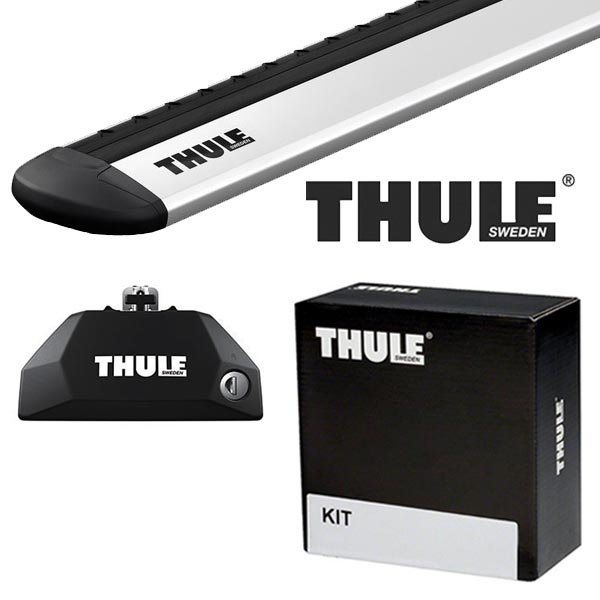 THULE ボルボ V90 TH7112 TH7106 ダイレクトルーフレール付 ルーフ