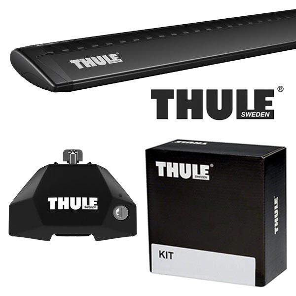 THULE BMW iX 21〜 ルーフキャリア取付1台分セット TH7107 TH7113B THKIT7033