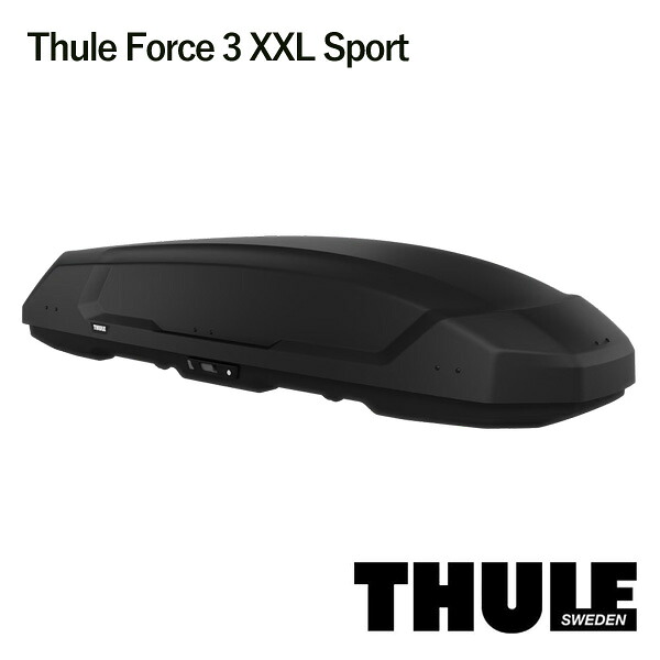 THULE ルーフボックス Force 3 XXL Sport ブラックエアロスキン 品番:TH645300 スーリー フォース3|タイヤ1番OFF-ROAD