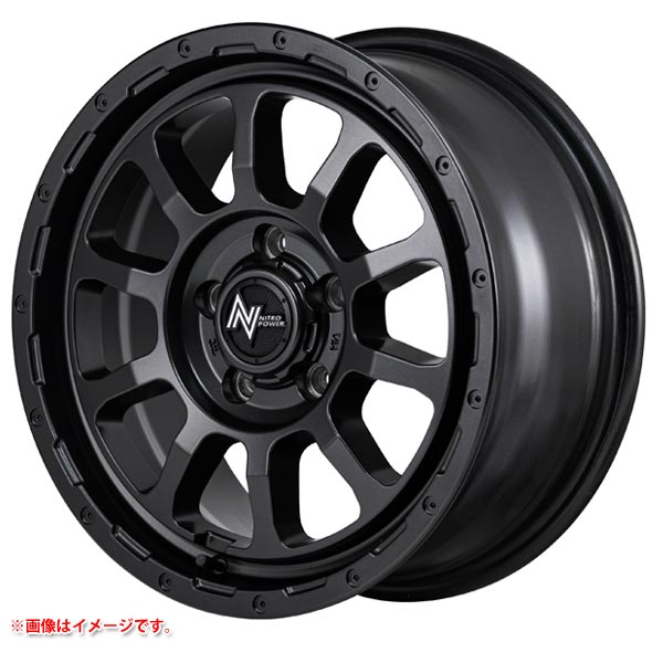 ナイトロパワー M10 パーシング バレルブラックエディション 7.0-16 ホイール1本 NITRO POWER M10 PERSHING BARREL BLACK EDITION