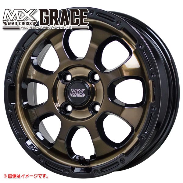 マッドクロスグレイス 4.5-14 ホイール1本 MAD CROSS GRACE