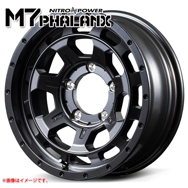 ナイトロパワー M7 ファランクス 6.0-16 ホイール1本 NITRO POWER M7 PHALANX ジムニーシエラ用｜タイヤ1番OFF-ROAD