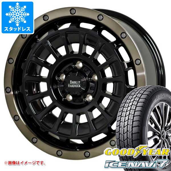 【タイヤ交換対象】ジープ レネゲード BU/BV系用 2026年製 スタッドレス グッドイヤー アイスナビ7 215/65R16 98Q バークレイハードロック ローガン タイヤホイール4本セット|タイヤ1番OFF-ROAD