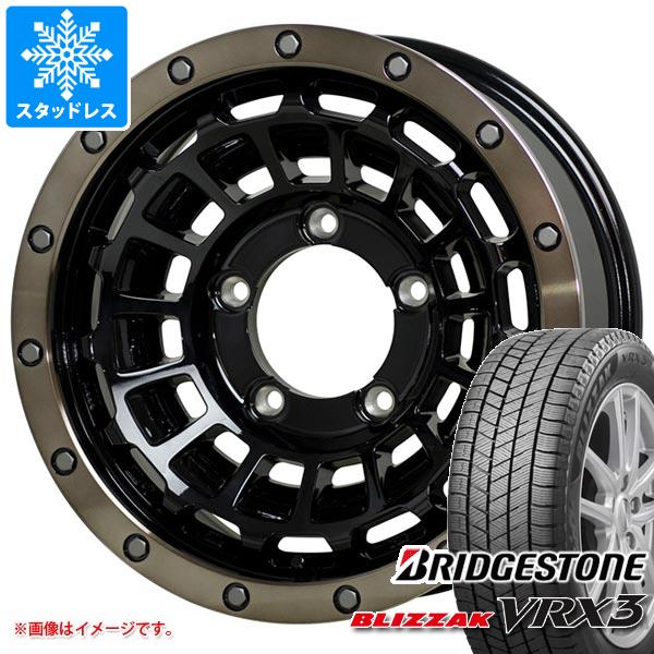 【タイヤ交換対象】5本セット スズキ ジムニーノマド JC74W用 スタッドレス ブリヂストン ブリザック VRX3 215/70R16 100Q バークレイハードロック ローガン タイヤホイール5本セット
