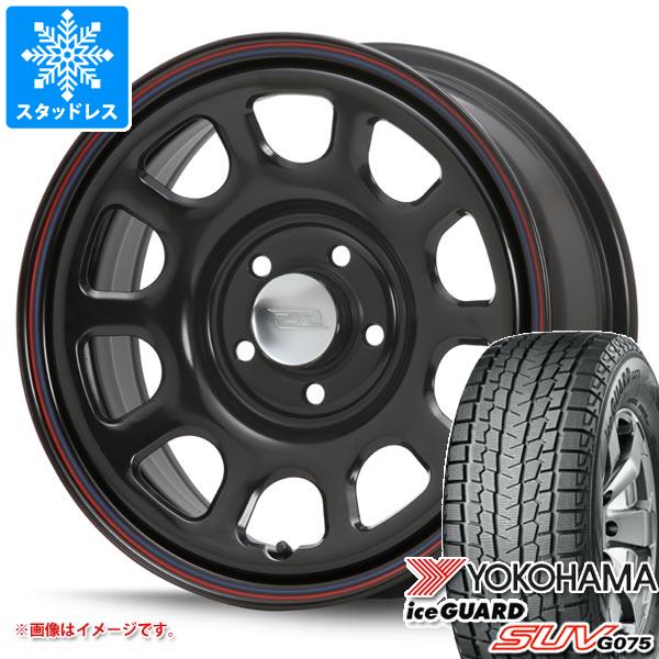 【タイヤ交換対象】デリカD:5用 スタッドレス ヨコハマ アイスガード SUV G075 215/70R16 100Q MLJ デイトナ SS タイヤホイール4本セット｜タイヤ1番OFF-ROAD